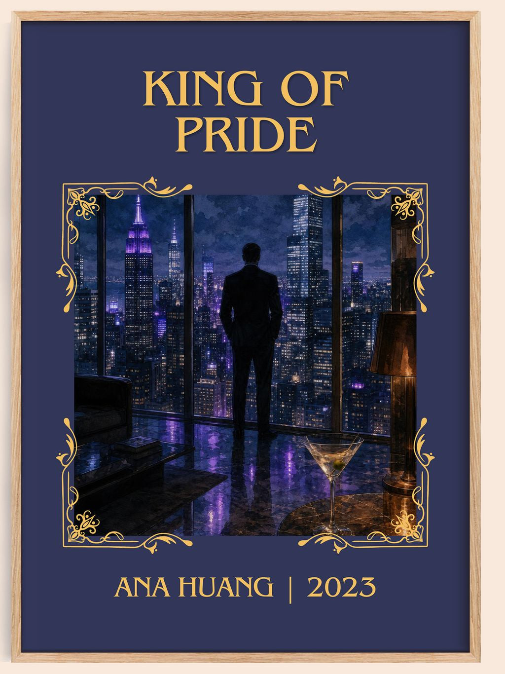 King of Pride Classic Book Art Print by Ana Huang – book poster
