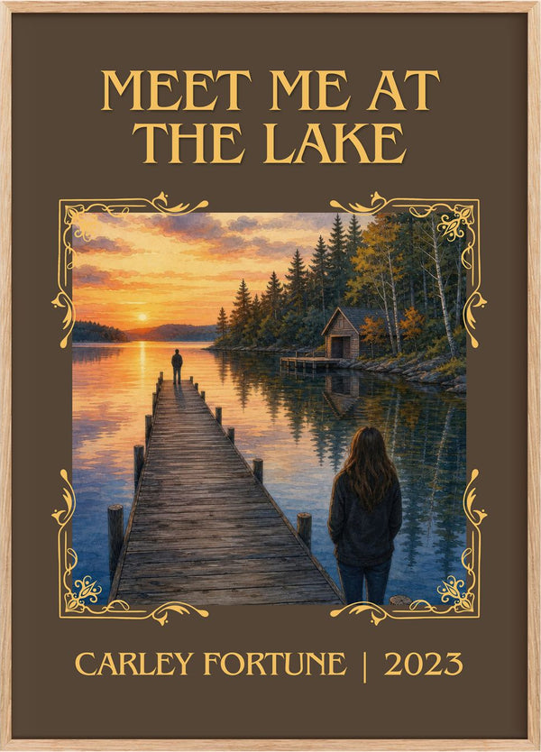 Meet Me at the Lake Classic Book Art Print by Carley Fortune