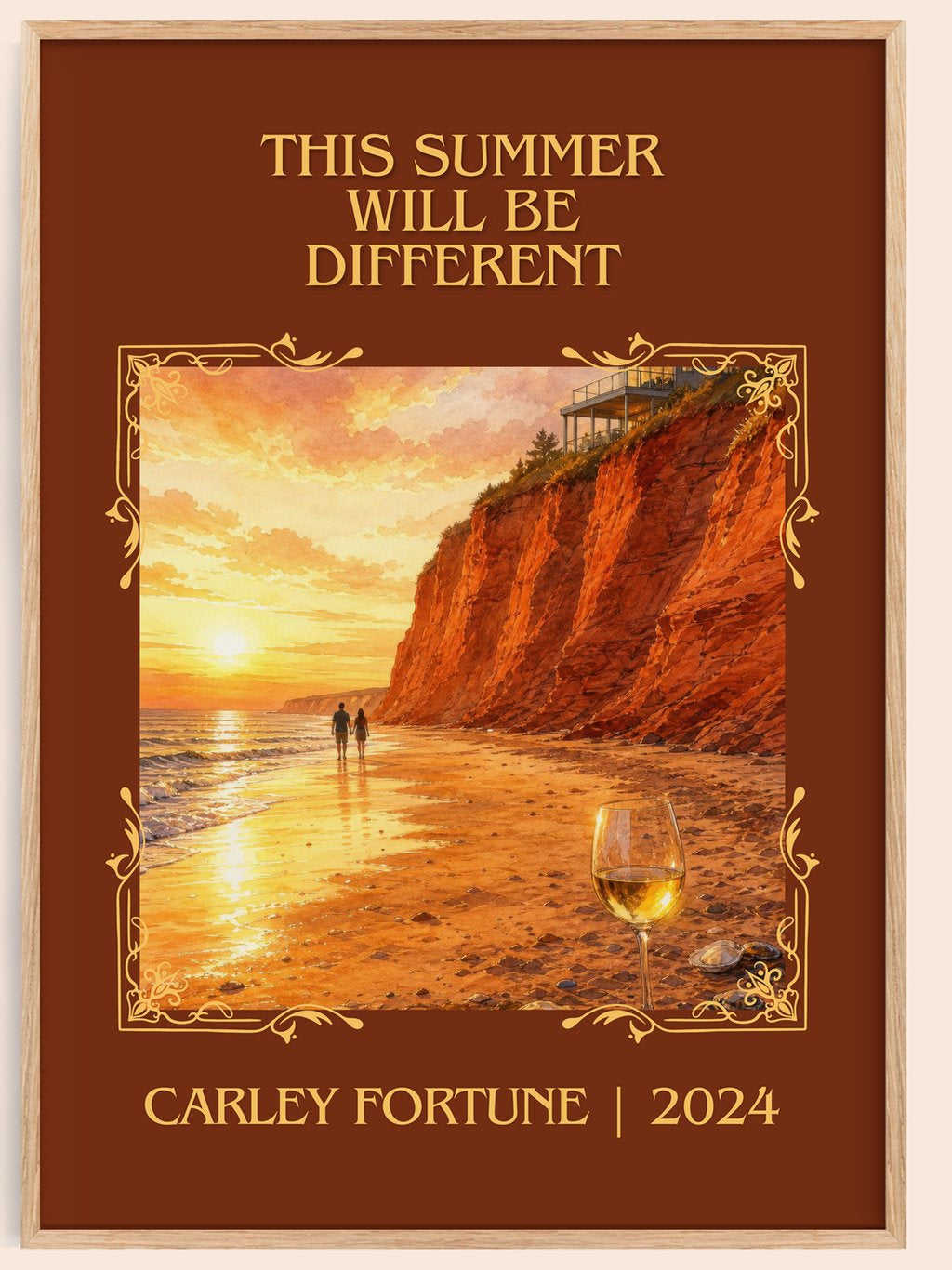 This Summer Will Be Different Classic Book Art Print by Carley Fortune – book poster