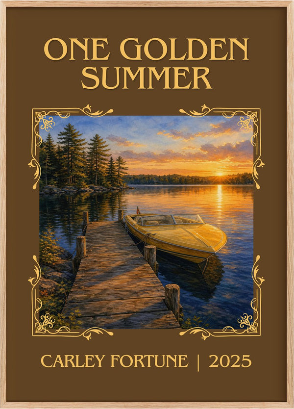 One Golden Summer Classic Book Art Print by Carley Fortune