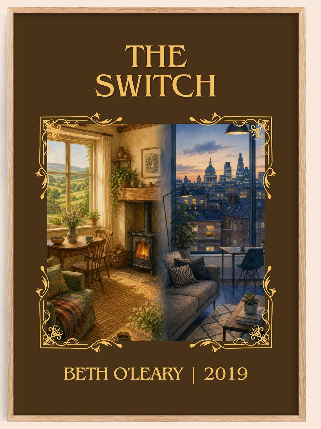 The Switch Classic Book Art Print by Beth O'Leary – book poster