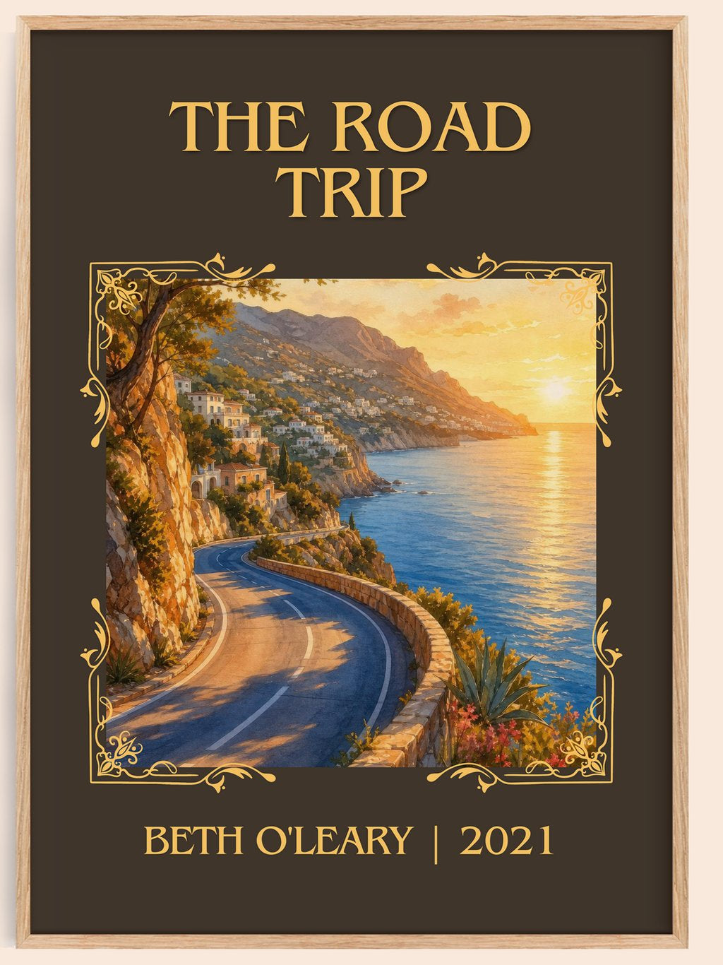 The Road Trip Classic Book Art Print by Beth O'Leary – book poster