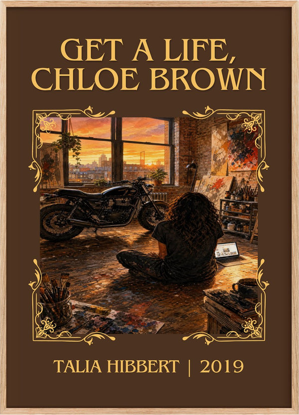 Get a Life, Chloe Brown Classic Book Art Print by Talia Hibbert