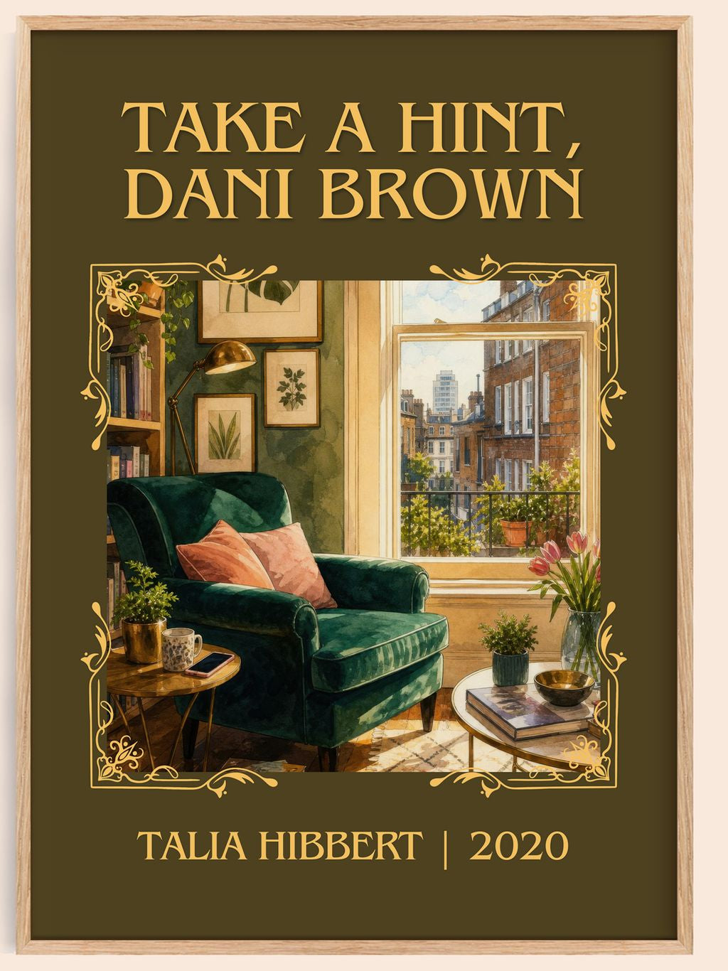 Take a Hint, Dani Brown Classic Book Art Print by Talia Hibbert – book poster