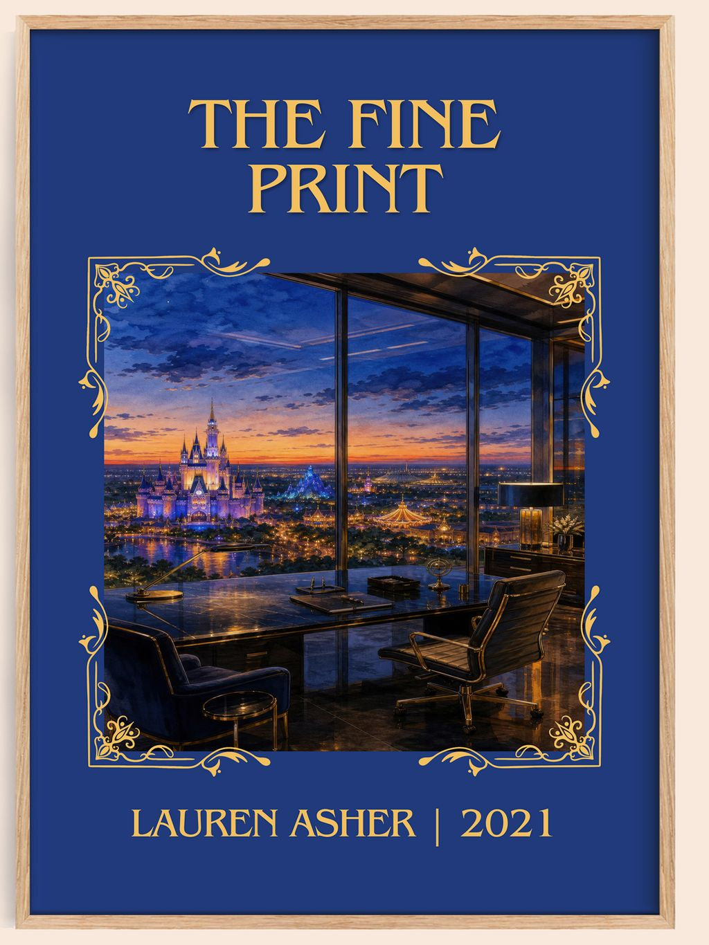 The Fine Print Classic Book Art Print by Lauren Asher – book poster