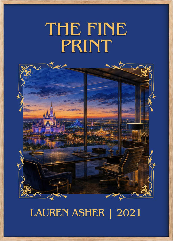 The Fine Print Classic Book Art Print by Lauren Asher