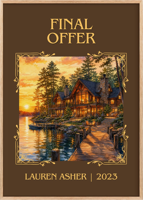 Final Offer Classic Book Art Print by Lauren Asher
