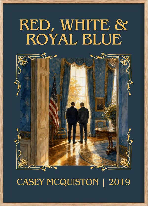 Red, White & Royal Blue Classic Book Art Print by Casey McQuiston