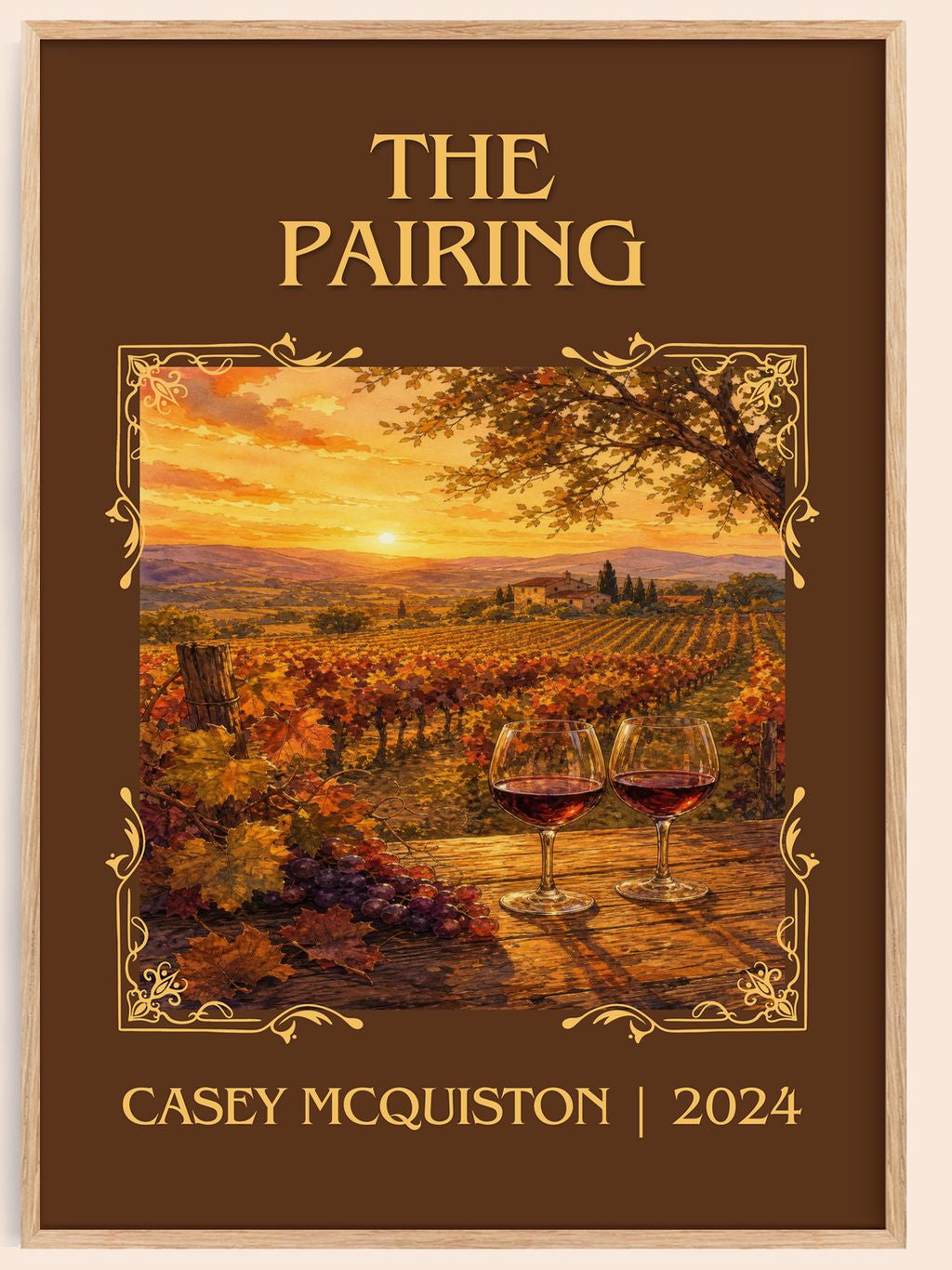 The Pairing Classic Book Art Print by Casey McQuiston – book poster