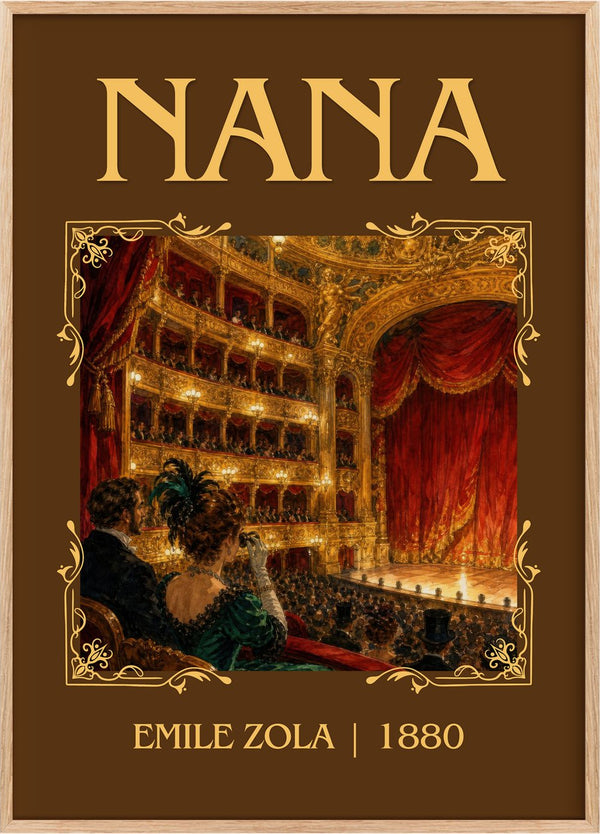 Nana Classic Book Art Print by Émile Zola