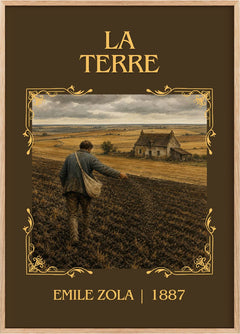 La Terre Classic Book Art Print by Émile Zola