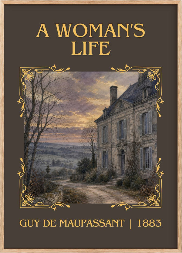 A Woman's Life Classic Book Art Print by Guy de Maupassant