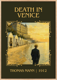 Death in Venice Classic Book Art Print by Thomas Mann