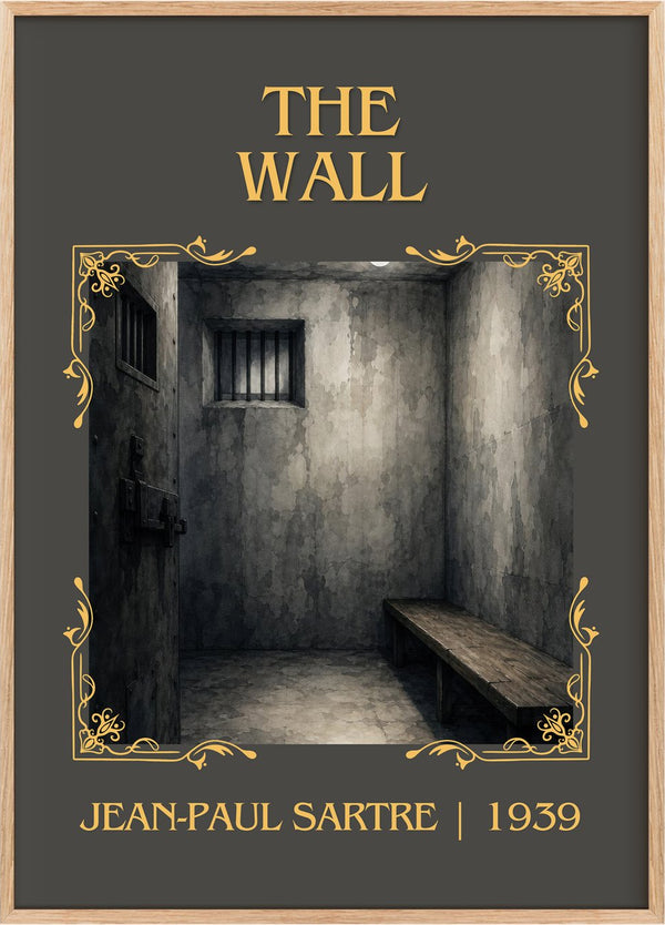 The Wall Classic Book Art Print by Jean-Paul Sartre
