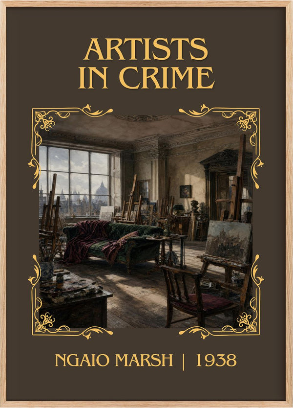 Artists in Crime Classic Book Art Print by Ngaio Marsh