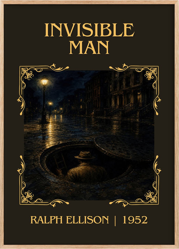 Invisible Man Classic Book Art Print by Ralph Ellison