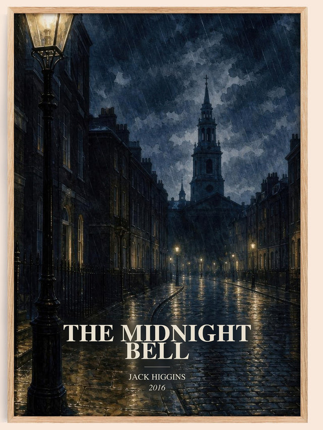 The Midnight Bell Book Watercolour Illustration by Jack Higgins