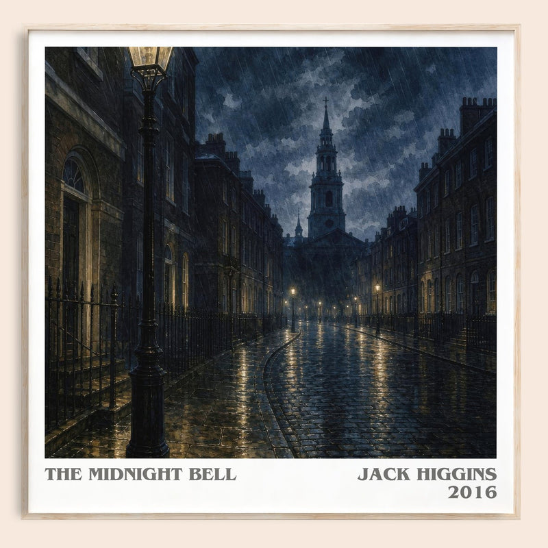 The Midnight Bell literary book poster by Jack Higgins – framed literary art print