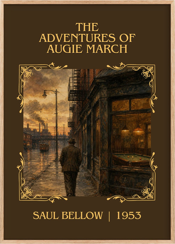 The Adventures of Augie March Classic Book Art Print by Saul Bellow