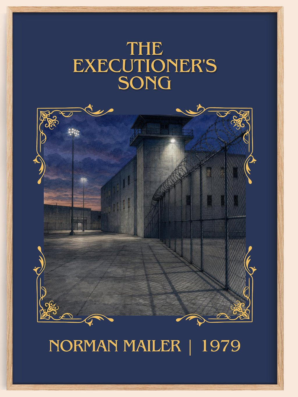 The Executioner's Song Classic Book Art Print by Norman Mailer – book poster
