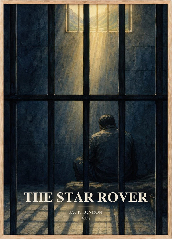 The Star Rover Book Watercolour Illustration by Jack London