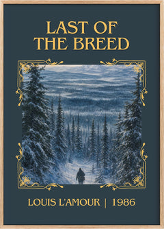 Last of the Breed Classic Book Art Print by Louis L'Amour