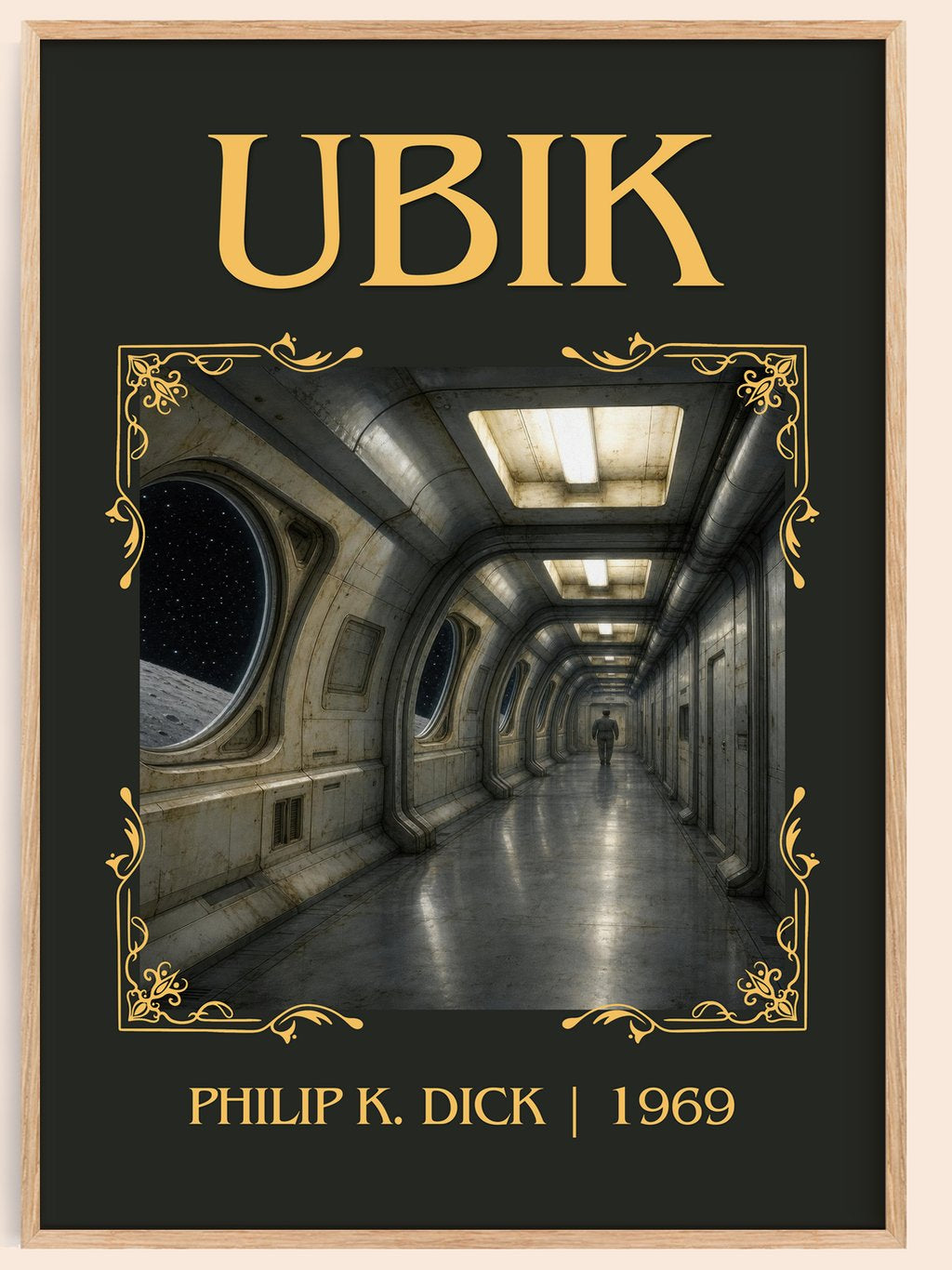 Ubik Classic Book Art Print by Philip K. Dick – book poster