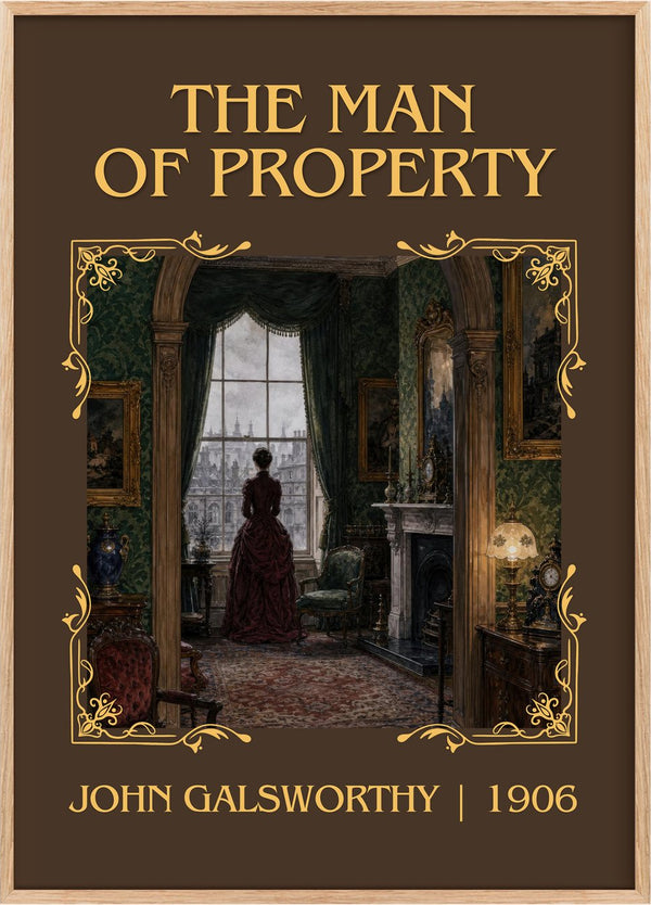 The Man of Property Classic Book Art Print by John Galsworthy