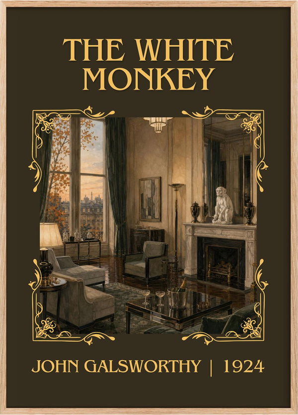 The White Monkey Classic Book Art Print by John Galsworthy