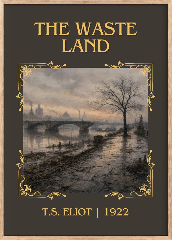 The Waste Land Classic Book Art Print by T.S. Eliot
