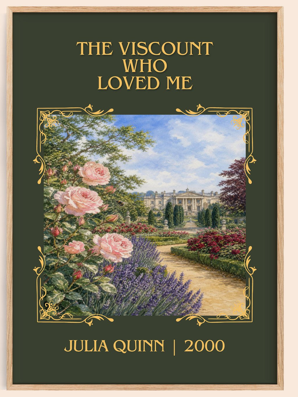 The Viscount Who Loved Me Classic Book Art Print by Julia Quinn – book poster