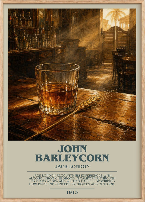 John Barleycorn Bookish Wall Art by Jack London