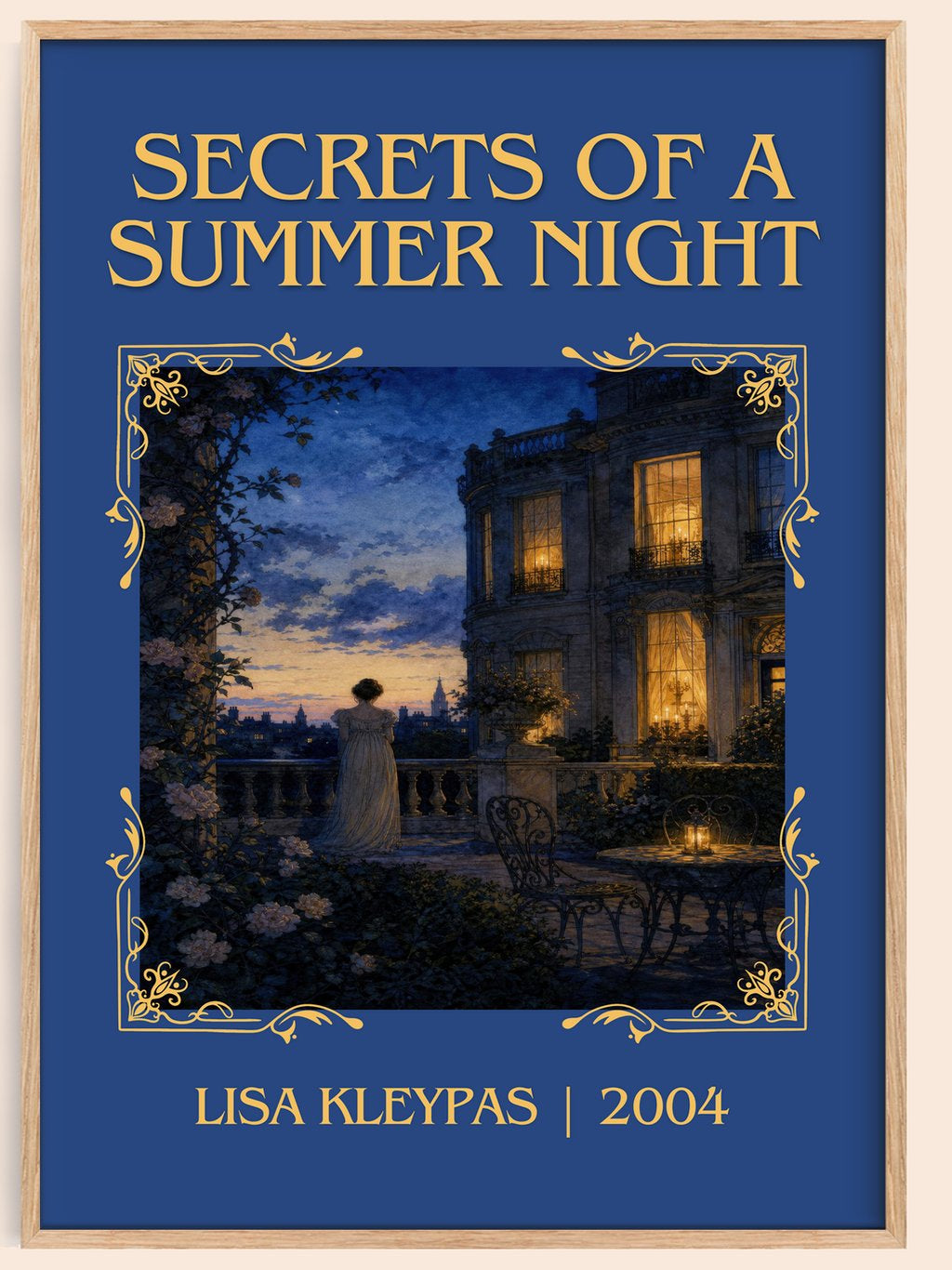 Secrets of a Summer Night Classic Book Art Print by Lisa Kleypas – book poster