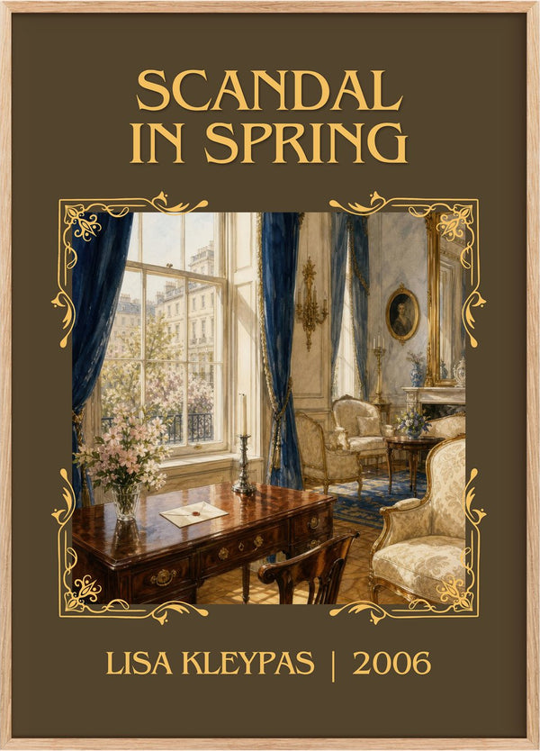 Scandal in Spring Classic Book Art Print by Lisa Kleypas