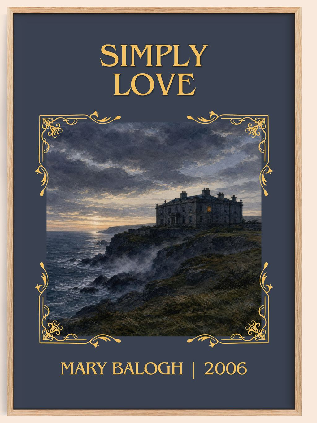 Simply Love Classic Book Art Print by Mary Balogh – book poster