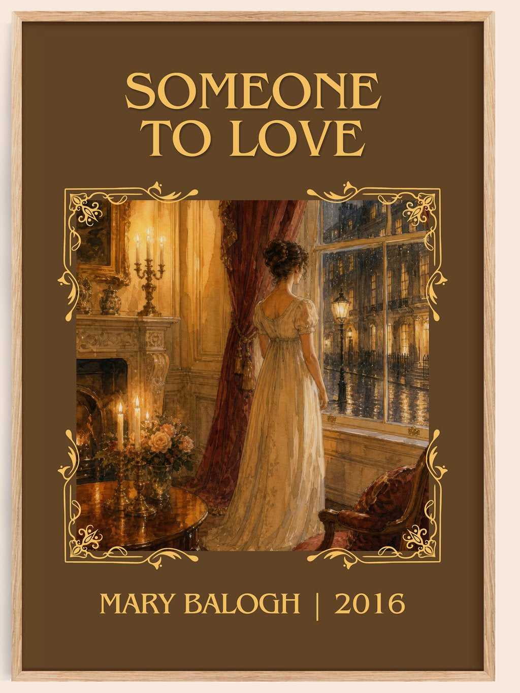 Someone to Love Classic Book Art Print by Mary Balogh – book poster