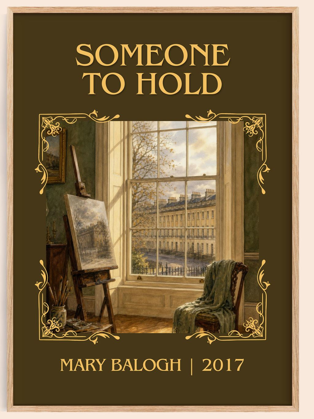 Someone to Hold Classic Book Art Print by Mary Balogh – book poster