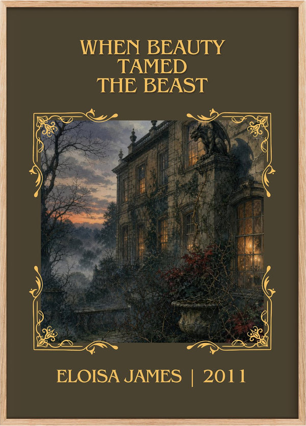 When Beauty Tamed the Beast Classic Book Art Print by Eloisa James