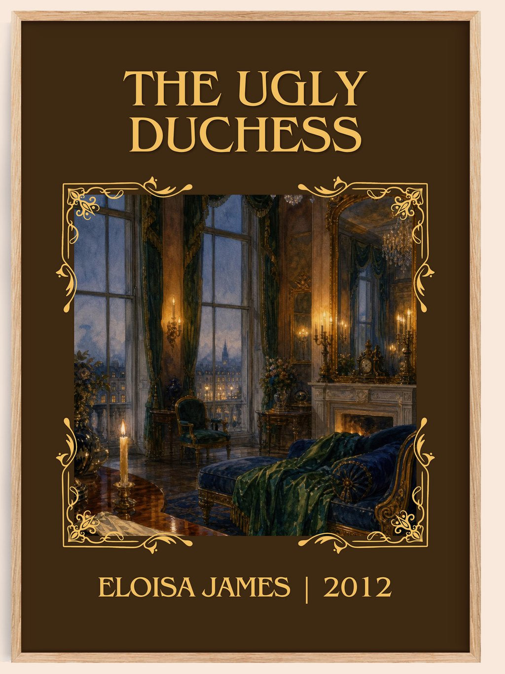 The Ugly Duchess Classic Book Art Print by Eloisa James – book poster