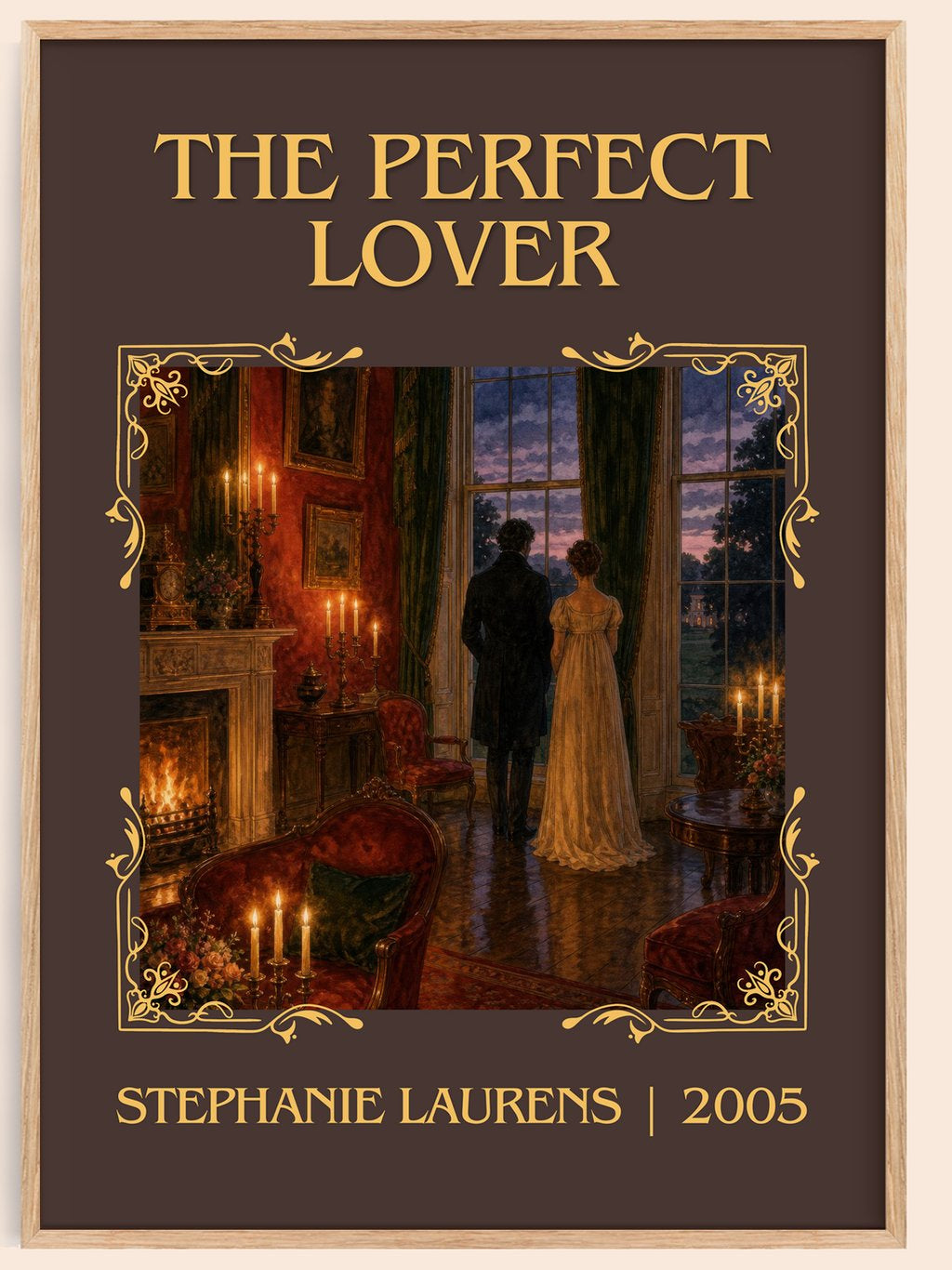 The Perfect Lover Classic Book Art Print by Stephanie Laurens – book poster