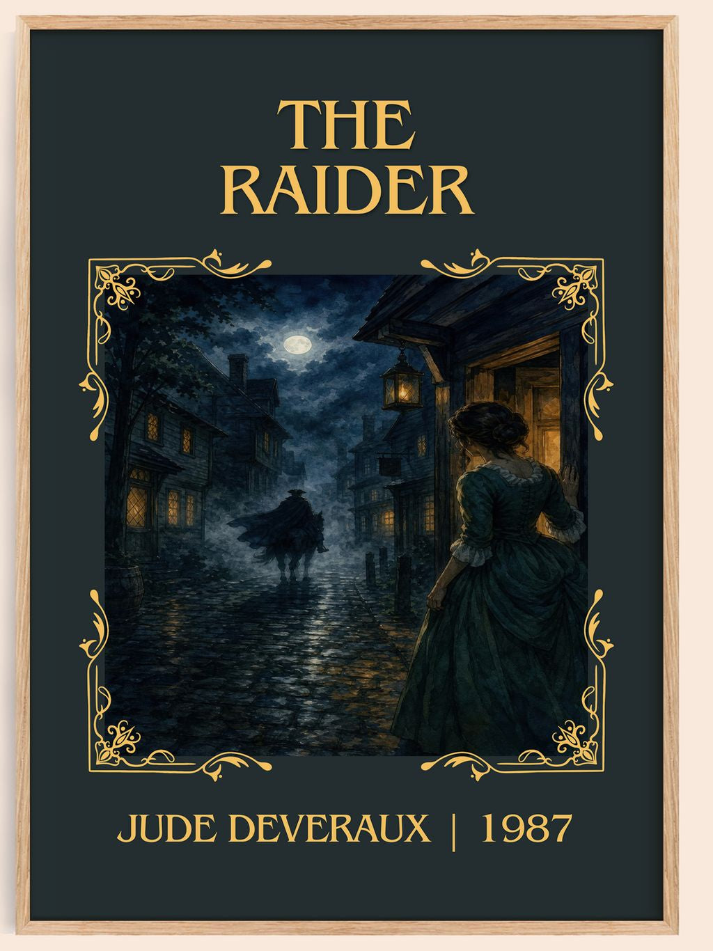 The Raider Classic Book Art Print by Jude Deveraux – book poster
