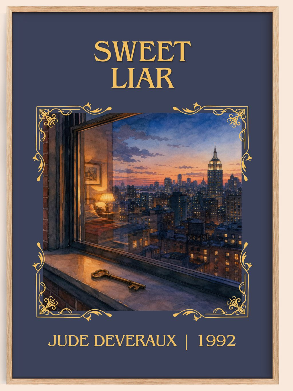Sweet Liar Classic Book Art Print by Jude Deveraux – book poster