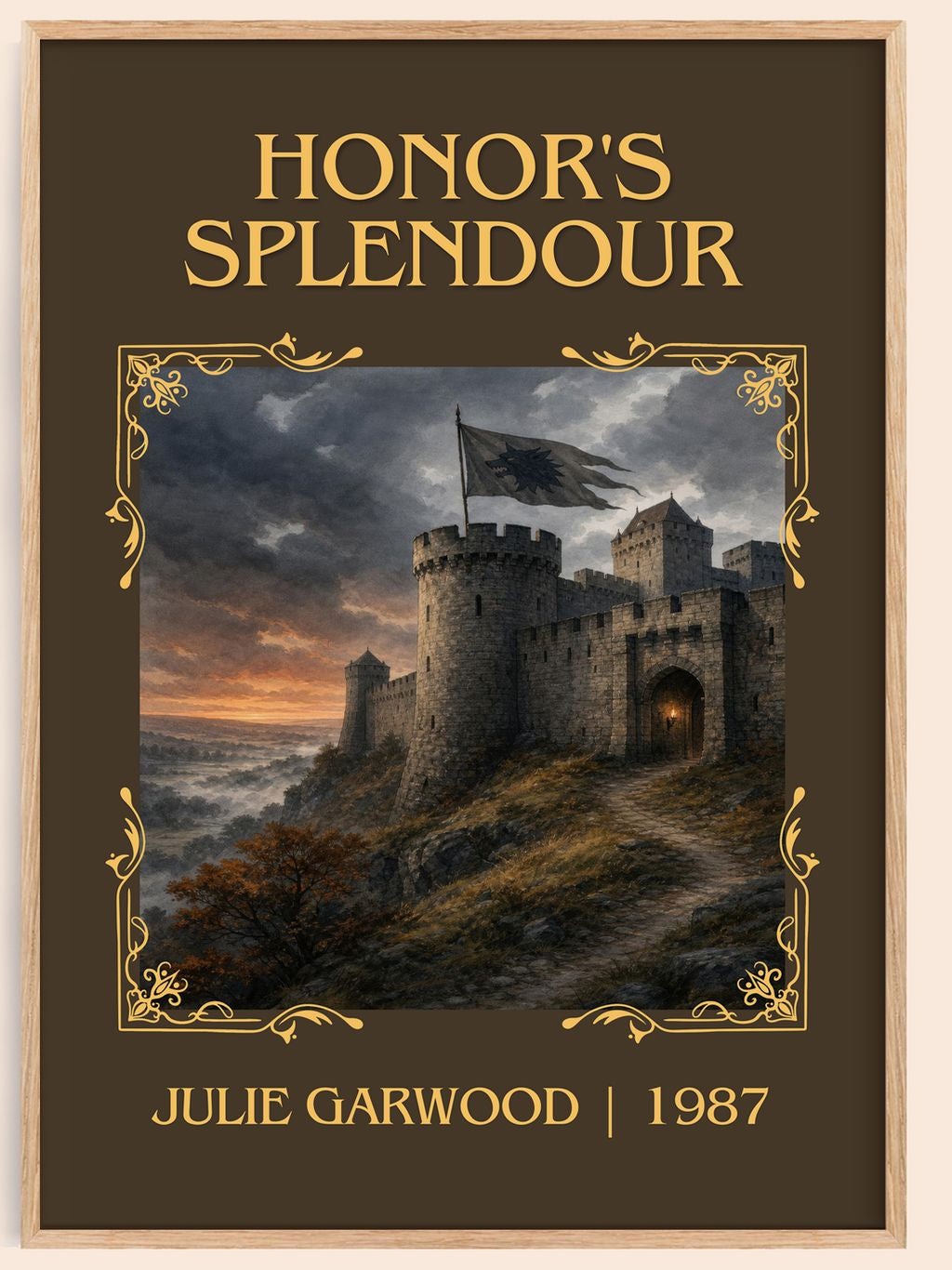 Honor's Splendour Classic Book Art Print by Julie Garwood – book poster