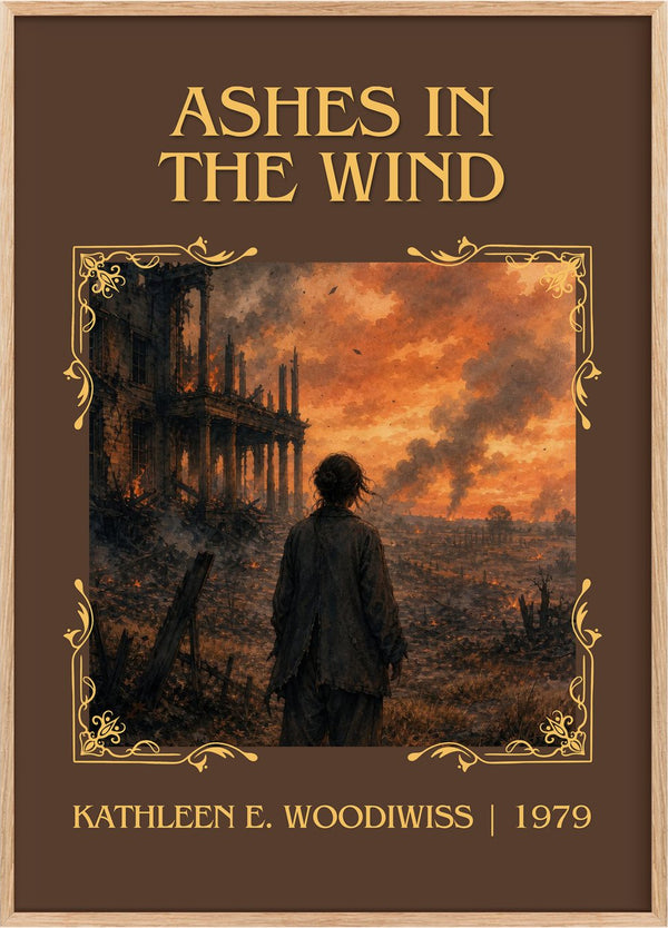 Ashes in the Wind Classic Book Art Print by Kathleen E. Woodiwiss