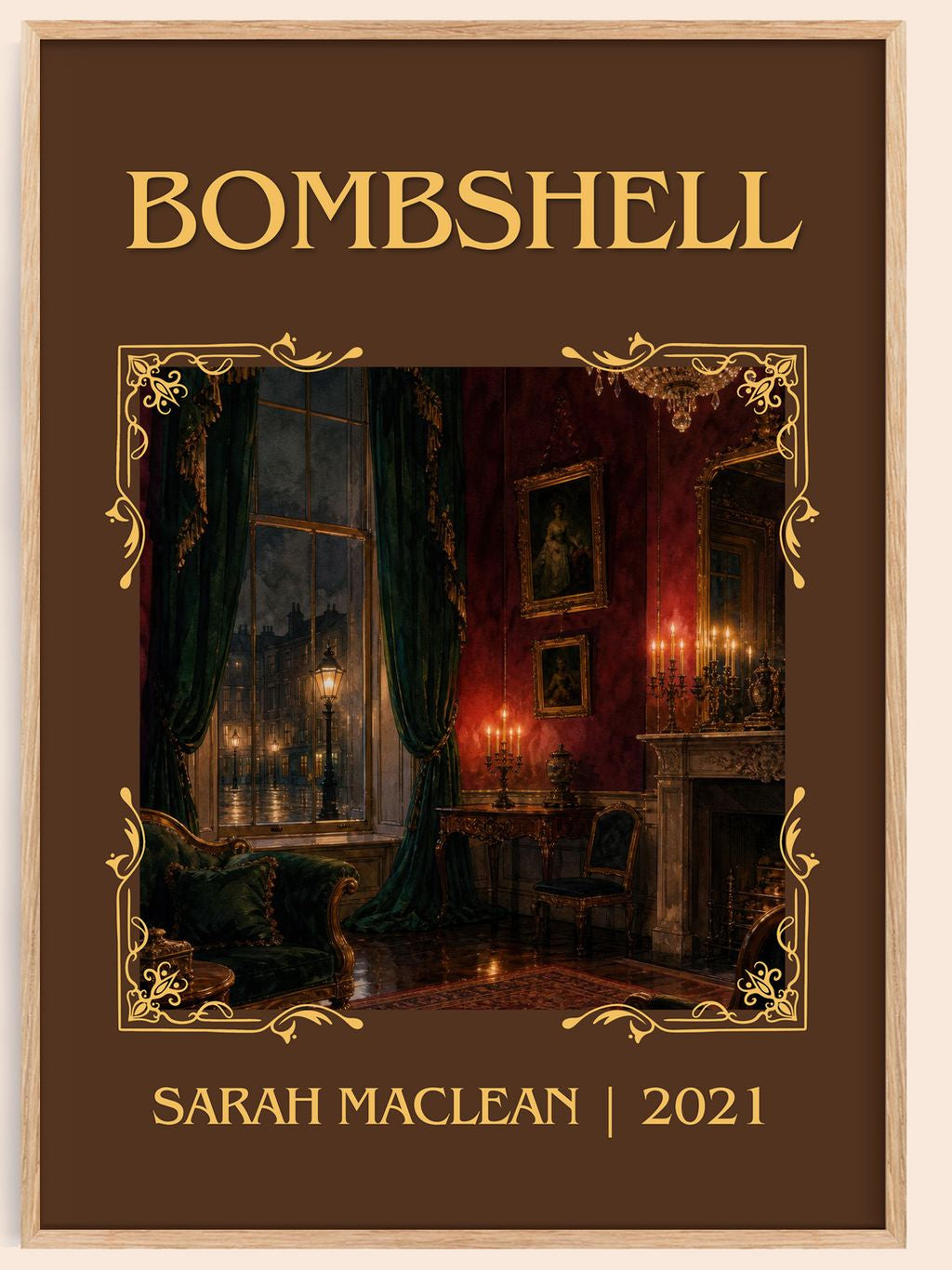 Bombshell Classic Book Art Print by Sarah MacLean – book poster