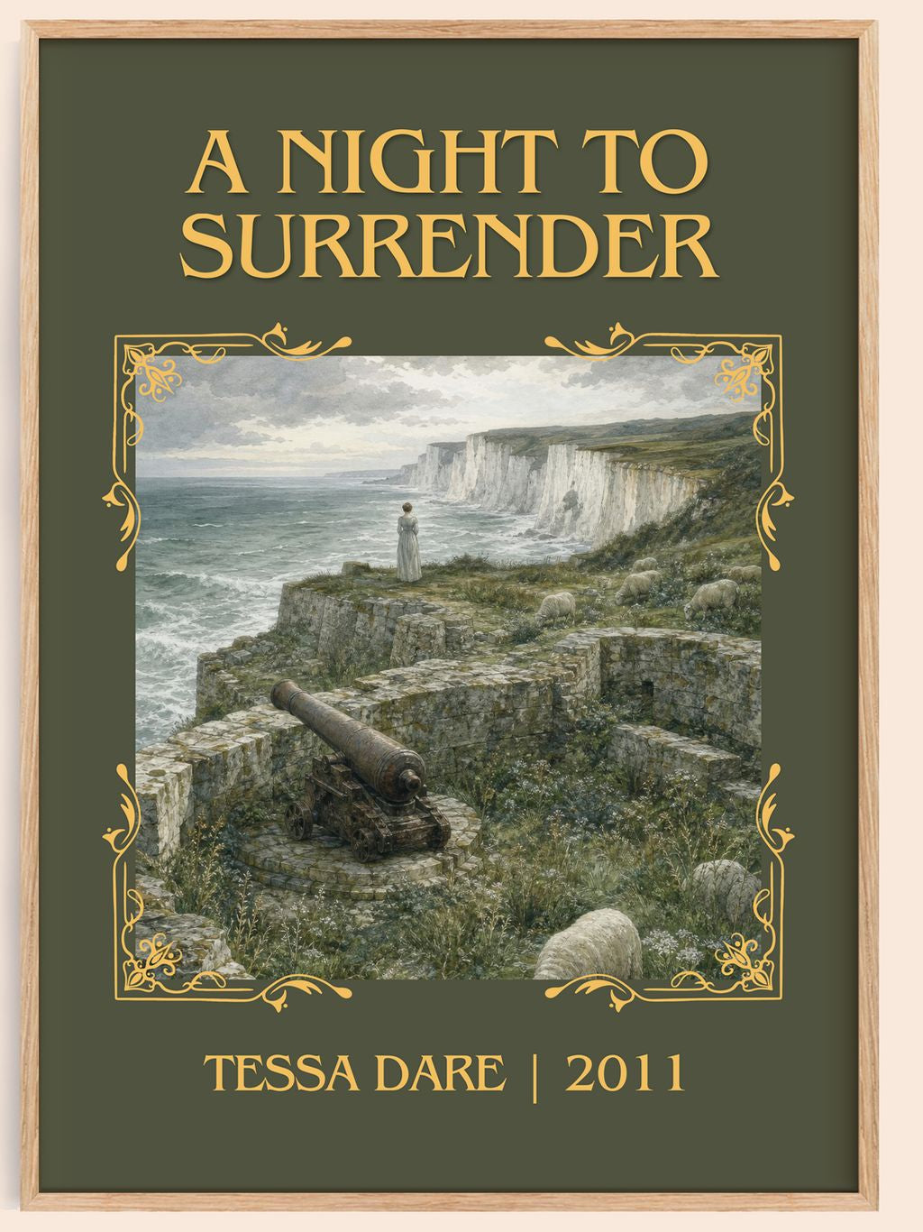 A Night to Surrender Classic Book Art Print by Tessa Dare – book poster