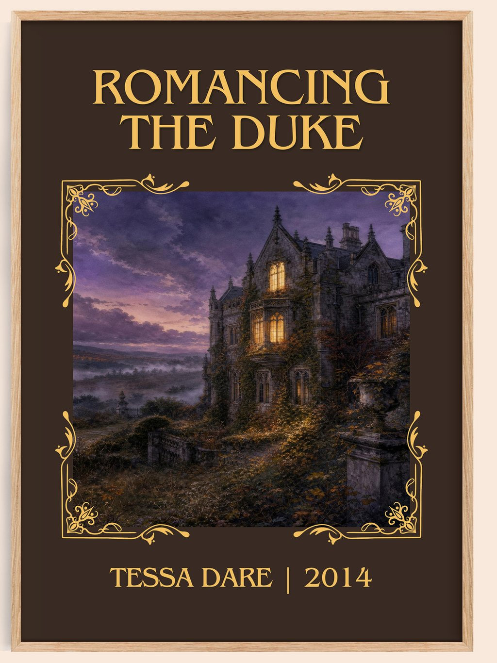 Romancing the Duke Classic Book Art Print by Tessa Dare – book poster