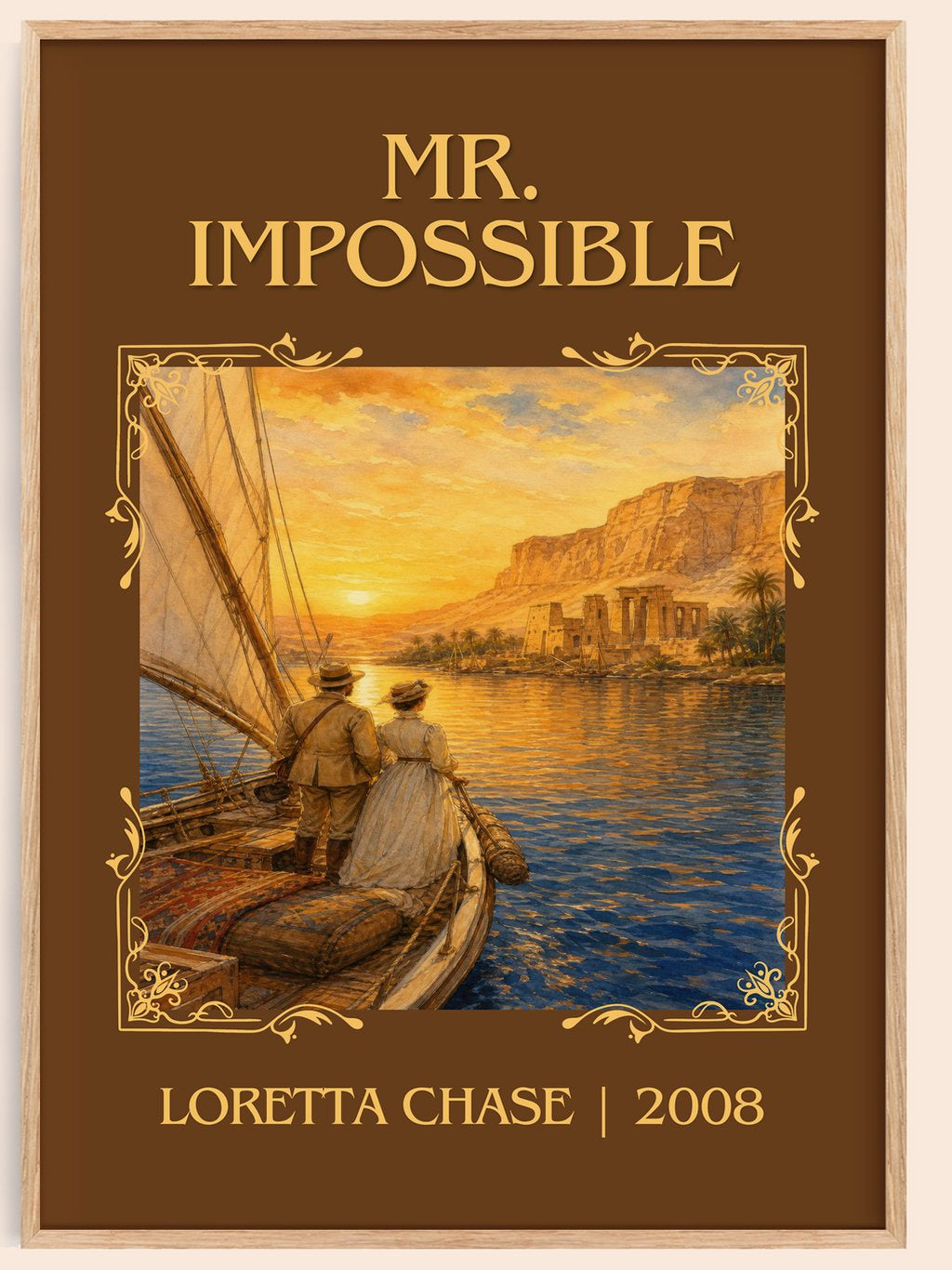 Mr. Impossible Classic Book Art Print by Loretta Chase – book poster