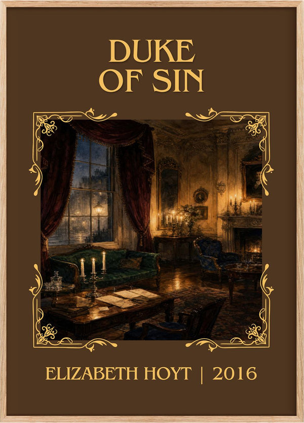 Duke of Sin Classic Book Art Print by Elizabeth Hoyt