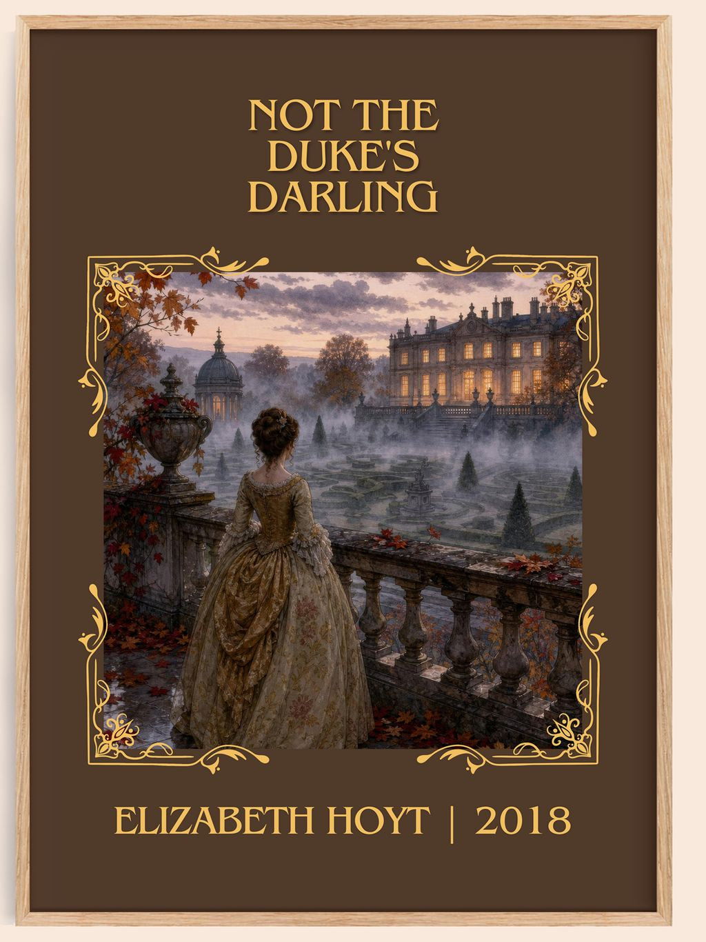 Not the Duke's Darling Classic Book Art Print by Elizabeth Hoyt – book poster